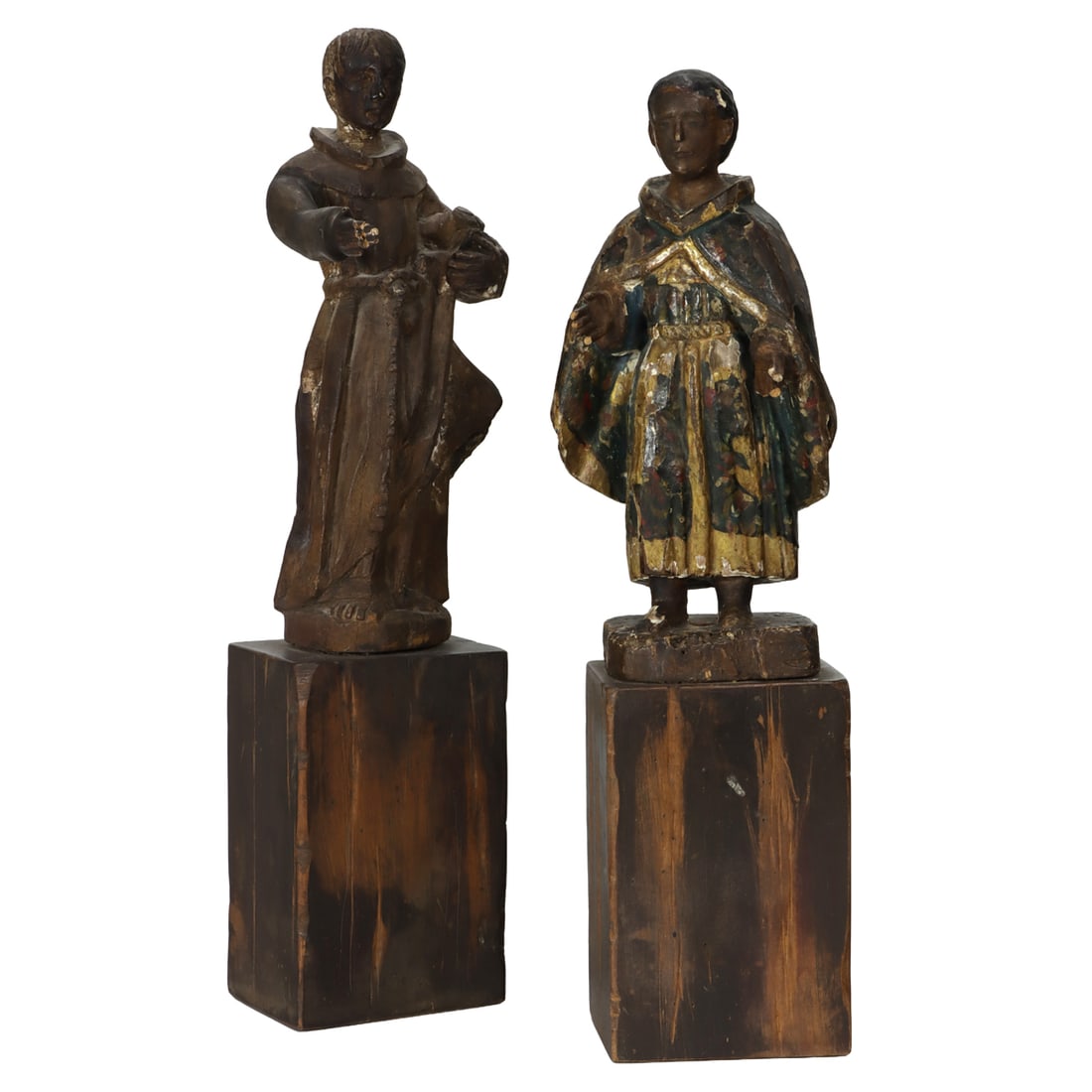Two Spanish Colonial santos figures (1 of 3)