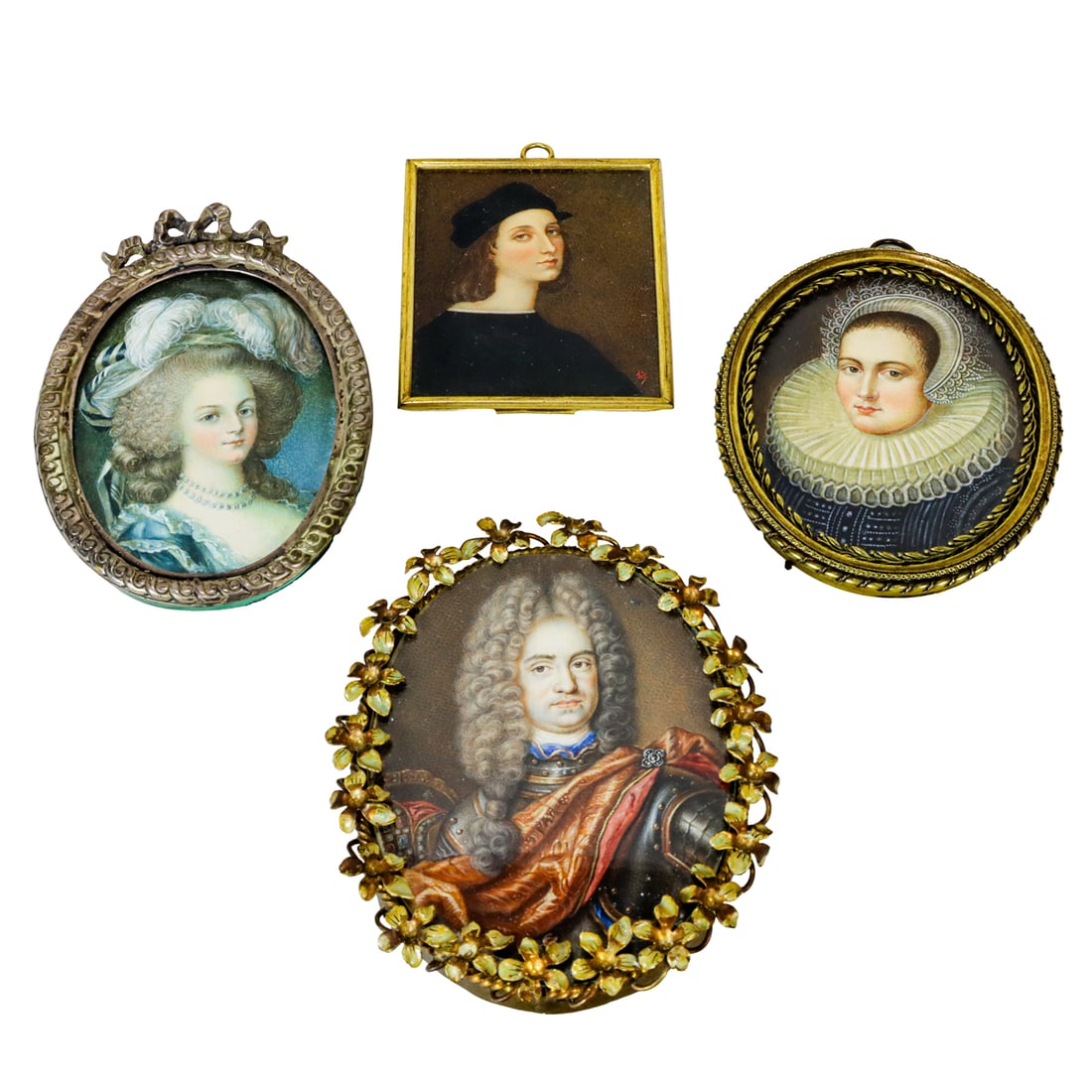 Four portrait miniatures (1 of 3)