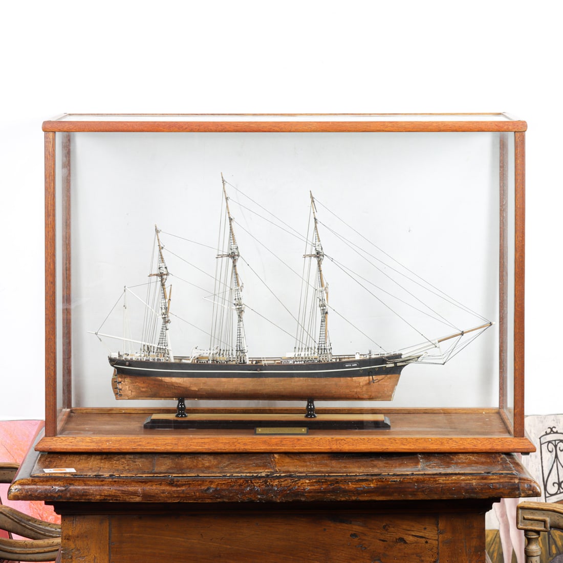 A contemporary scale ship model of Cutty Sark (1 of 4)