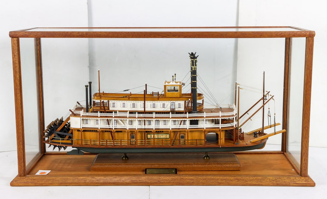 A contemporary scale ship model of Majestic (1 of 6)