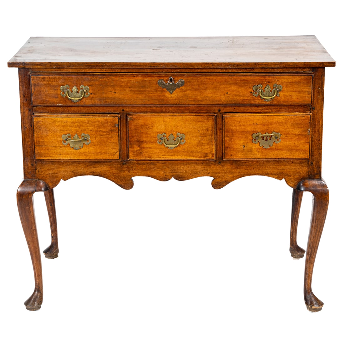A Georgian walnut lowboy circa 1770 (1 of 5)
