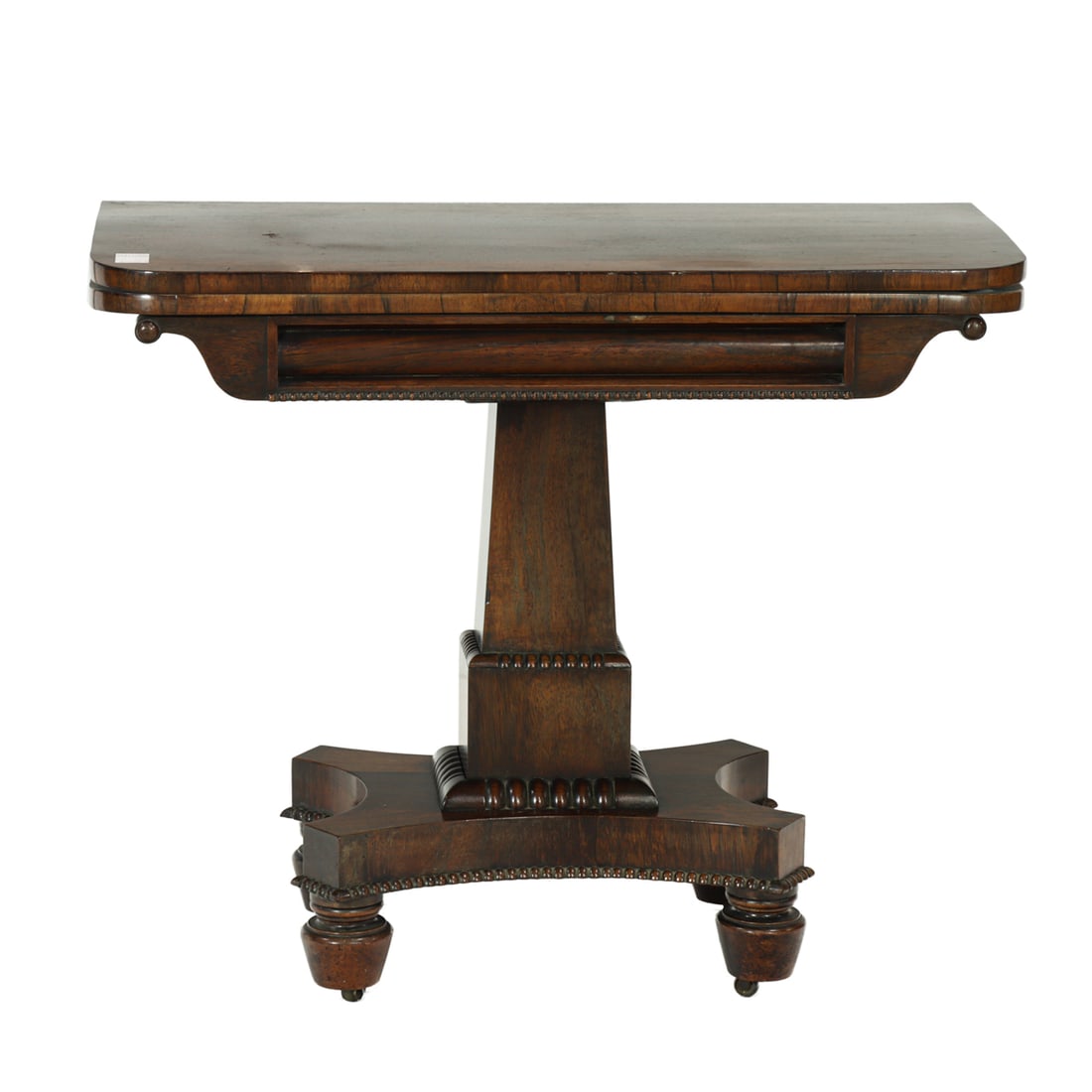 An English rosewood Classical flip top console table circa 1830 (1 of 4)