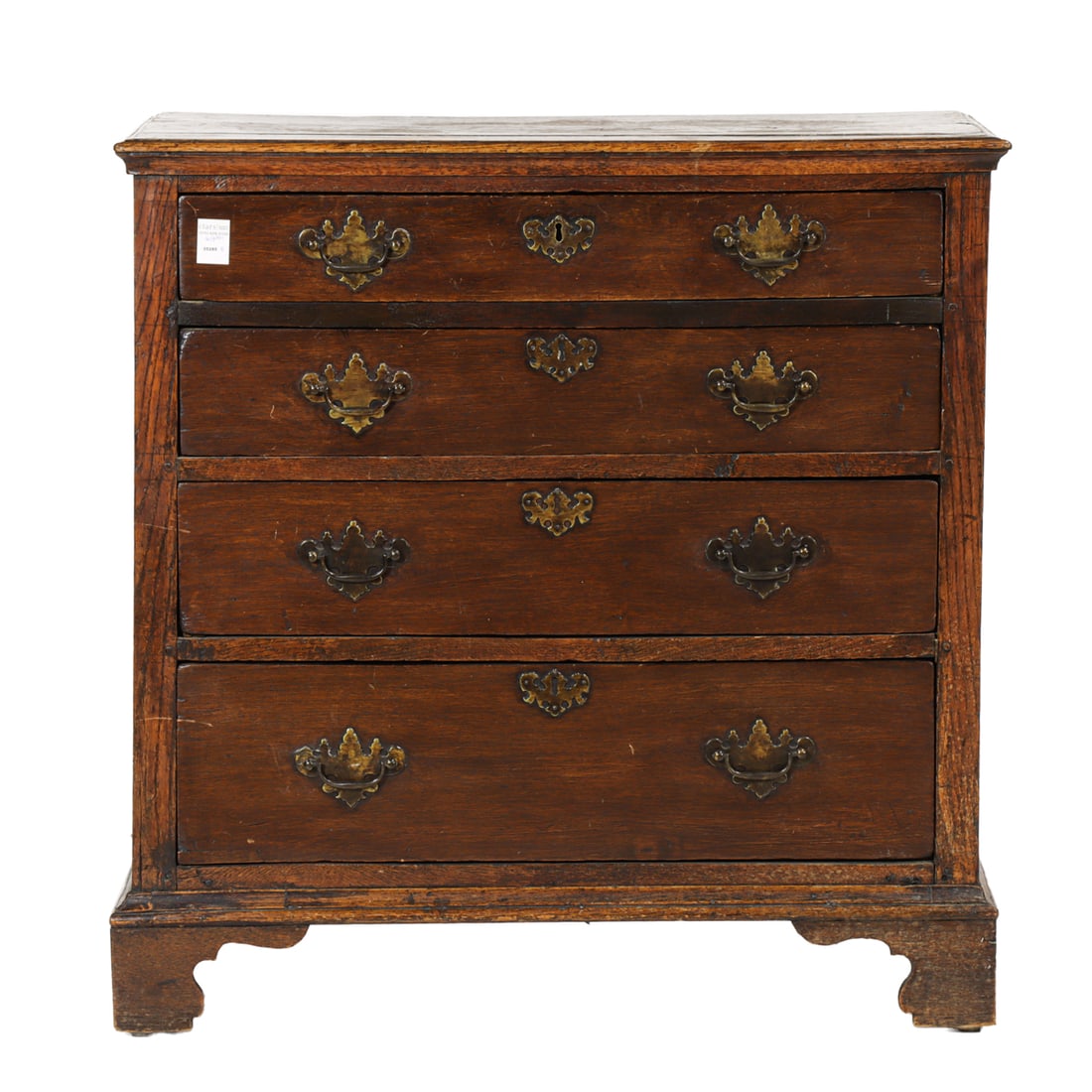 A George III oak chest circa 1800 (1 of 5)