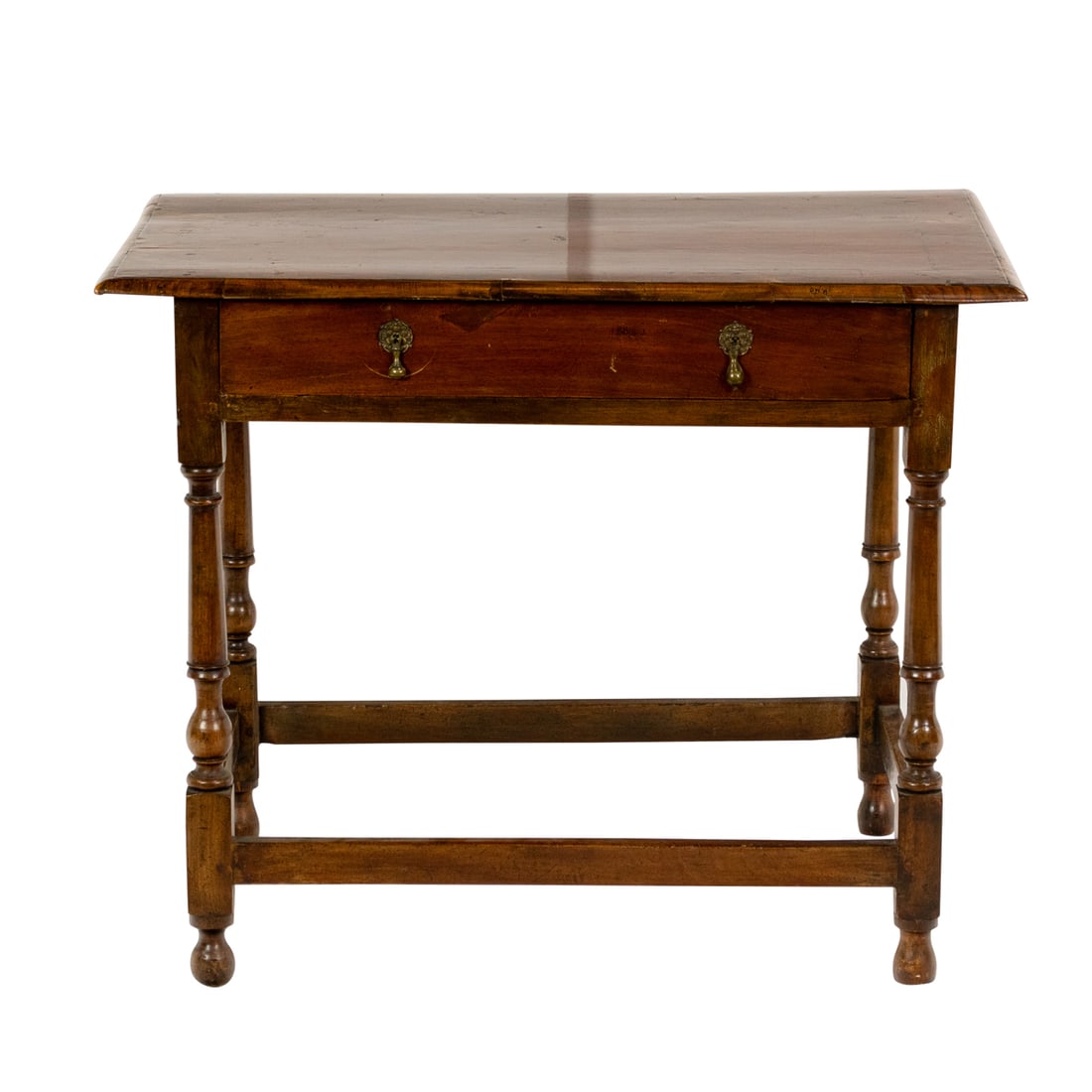 An English William and Mary style single drawer table circa 1800 (1 of 5)