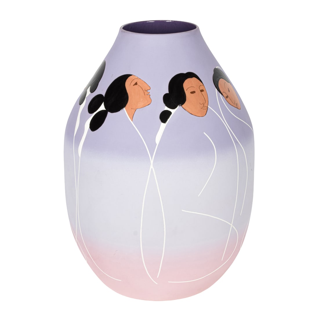 An R.C. Gorman editioned 'Gathering' vase (1 of 6)