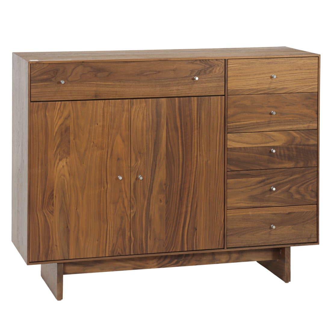 A Room & Board walnut Hudson cabinet (1 of 5)