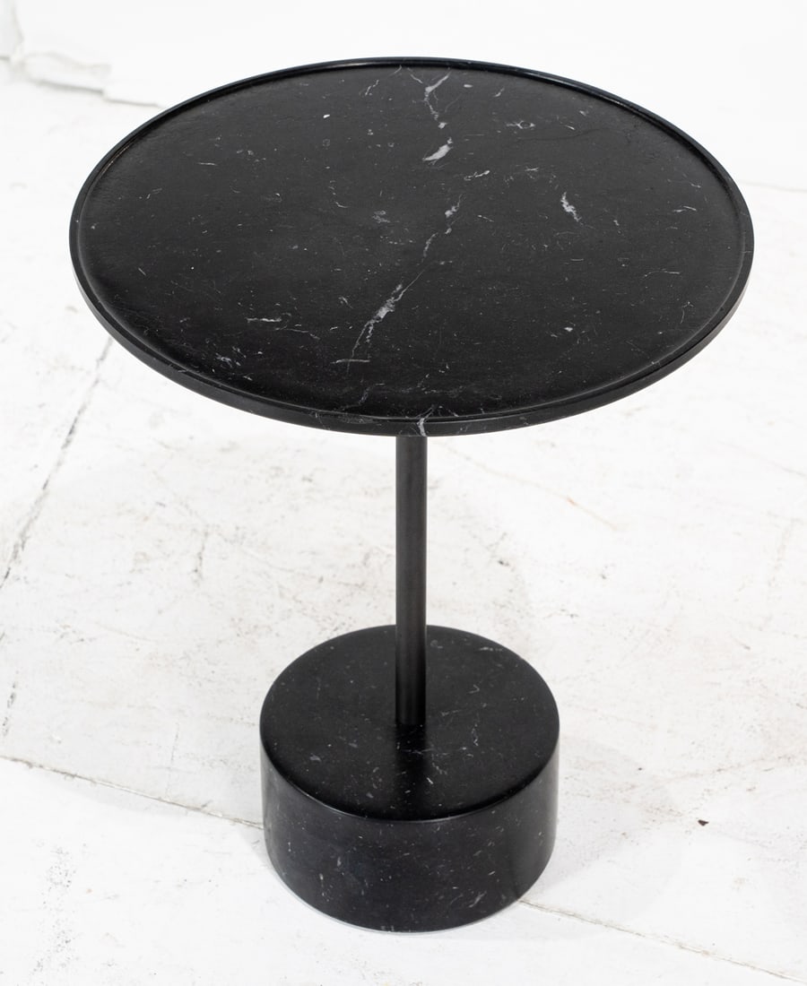 A Piero Lisson for Cassina black marble occasional table (1 of 3)