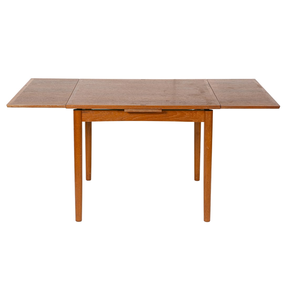 A Danish Modern teak draw-leaf dining table (1 of 6)