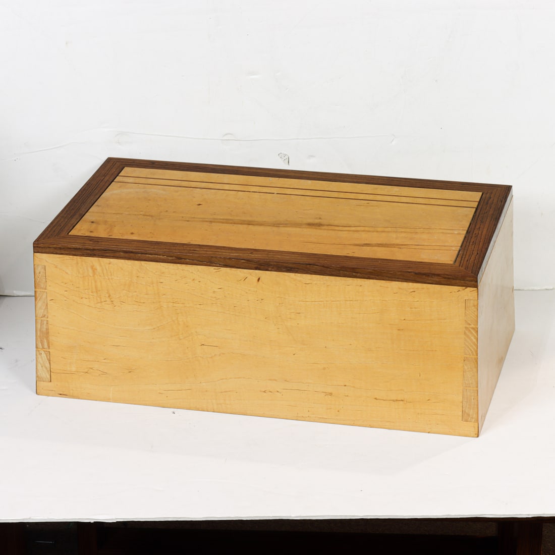 A custom inlaid maple storage box (1 of 8)