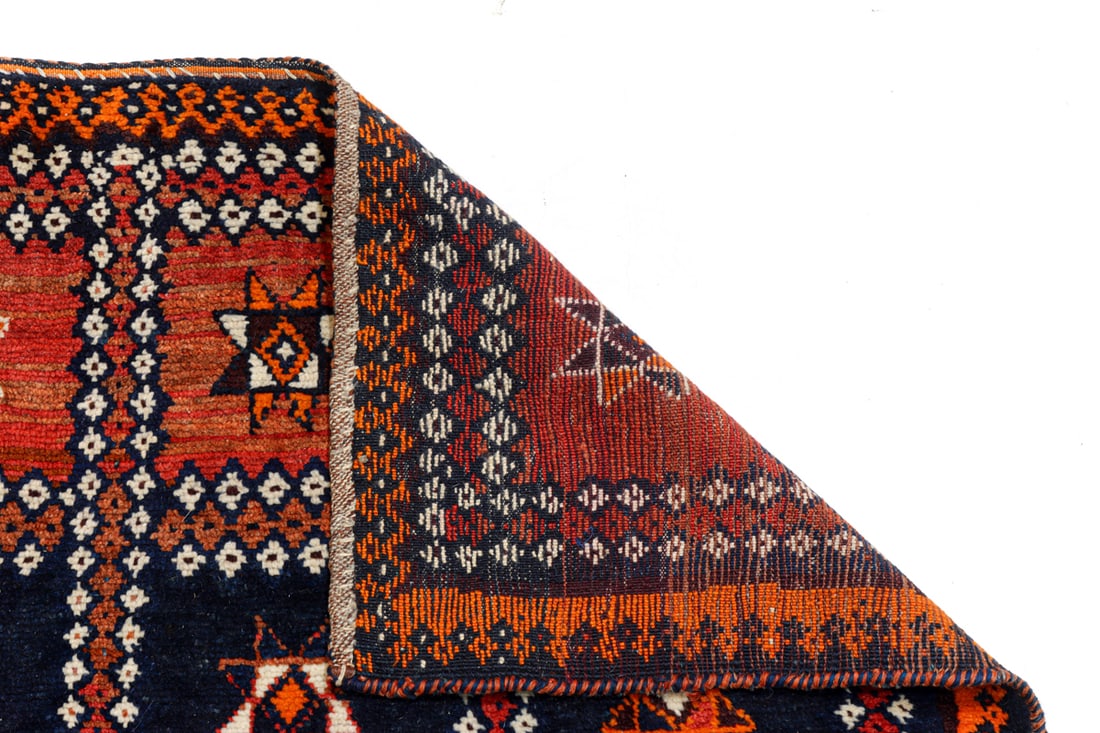 A Persian Yalameh carpet: A Persian Yalameh carpet, 4'7" x 6'