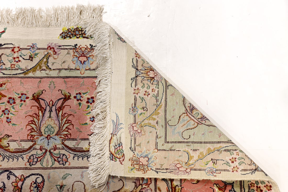 A Persian Tabriz carpet (signed) - 4