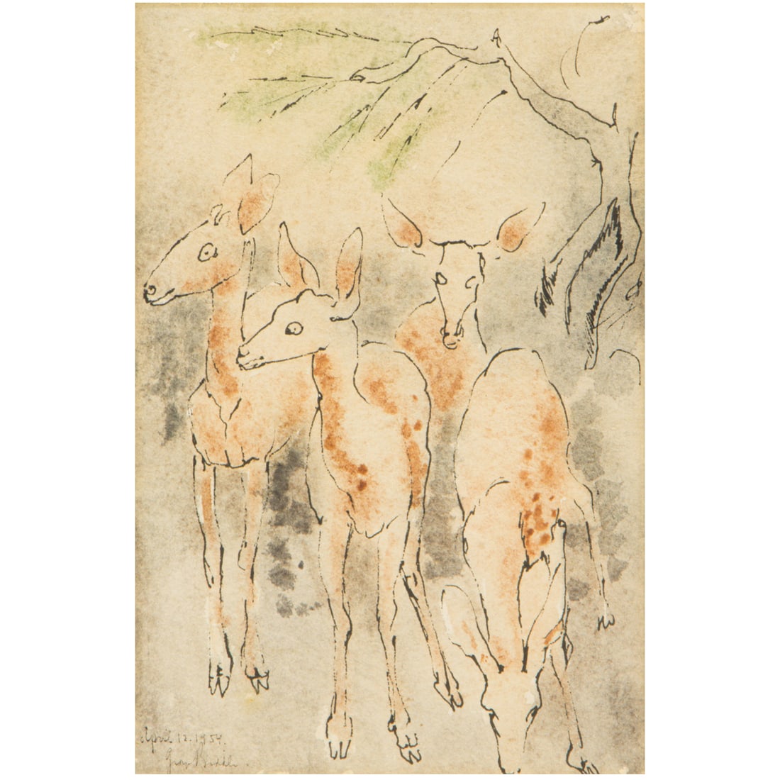 Watercolor, George Biddle (1 of 4)