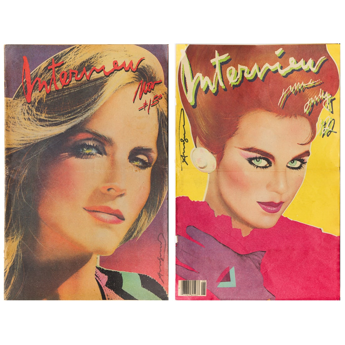 Signed Magazine and Magazine Cover, Andy Warhol (1 of 7)