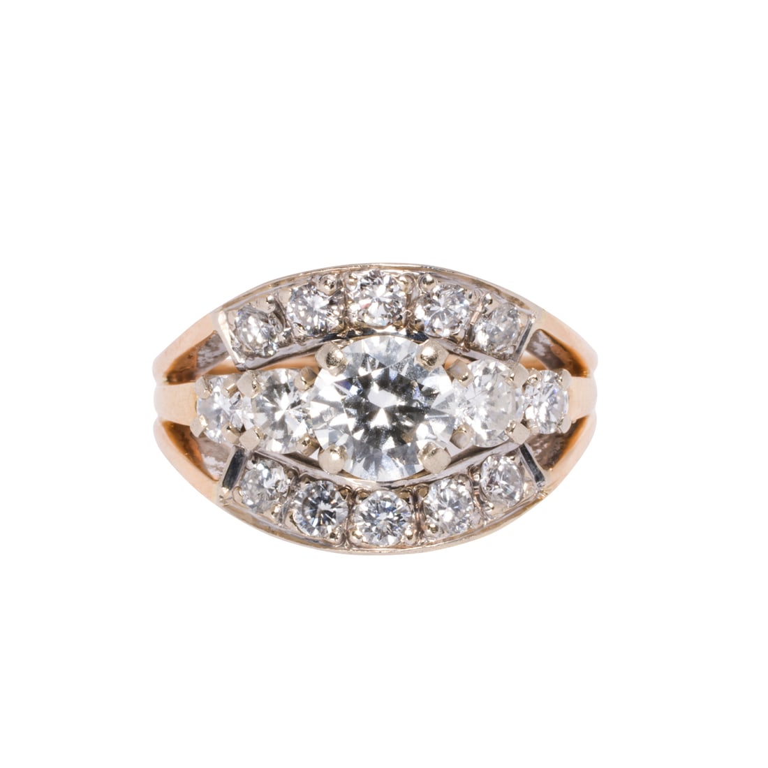 A diamond and 14k gold ring (1 of 2)