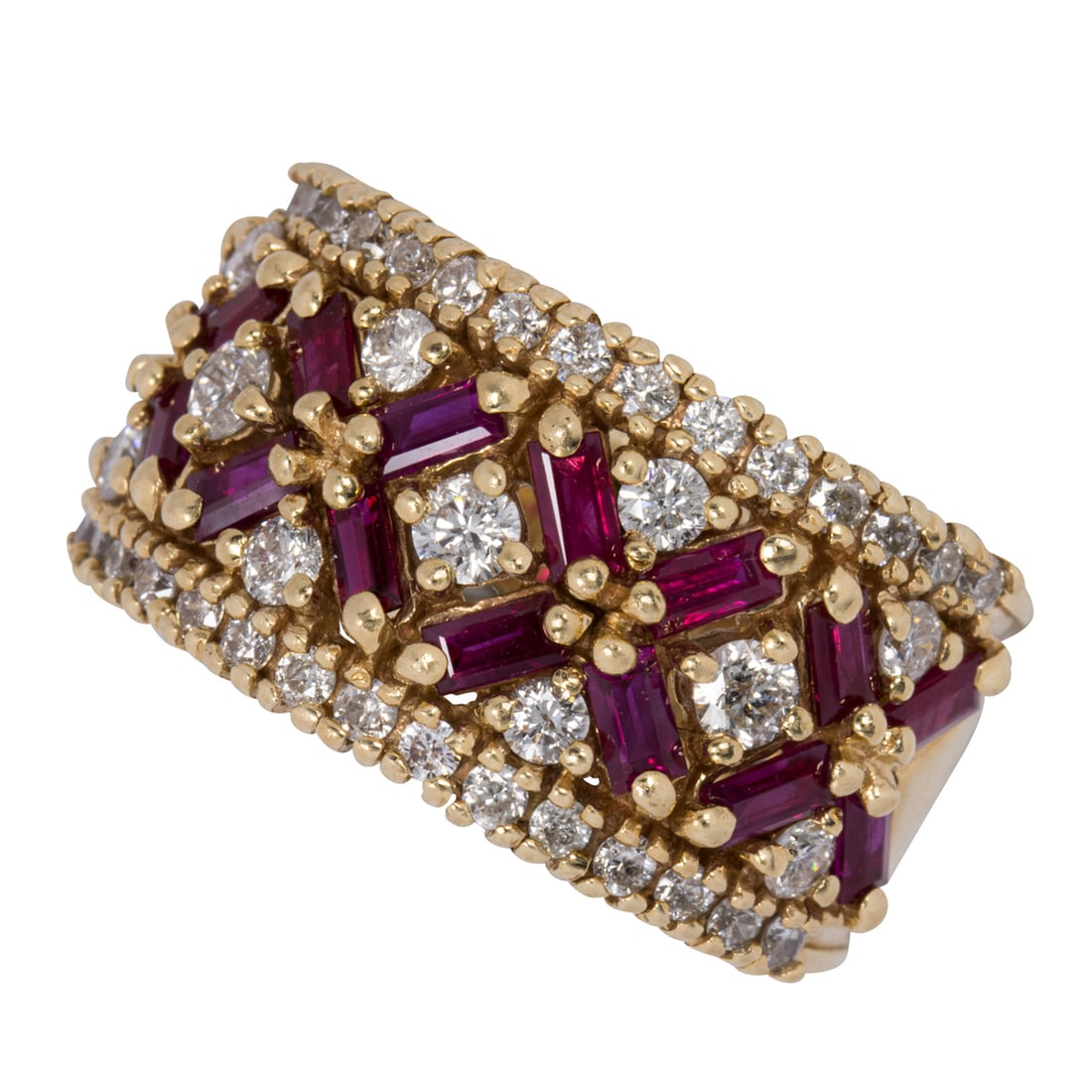 A ruby, diamond, and 14k gold ring - 2