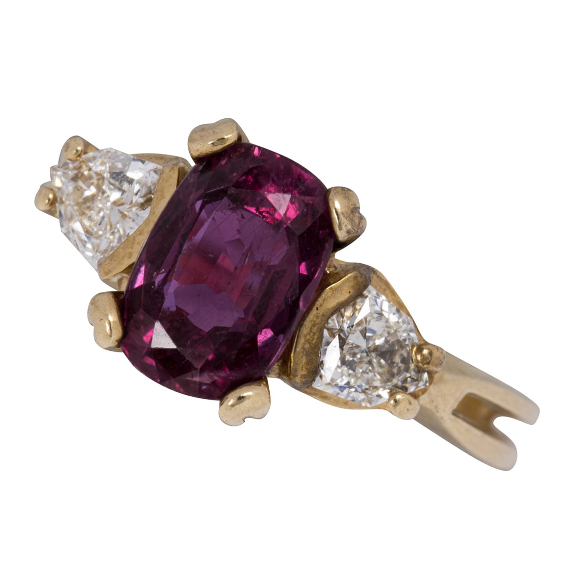 A ruby, diamond, and 14k gold ring - 2