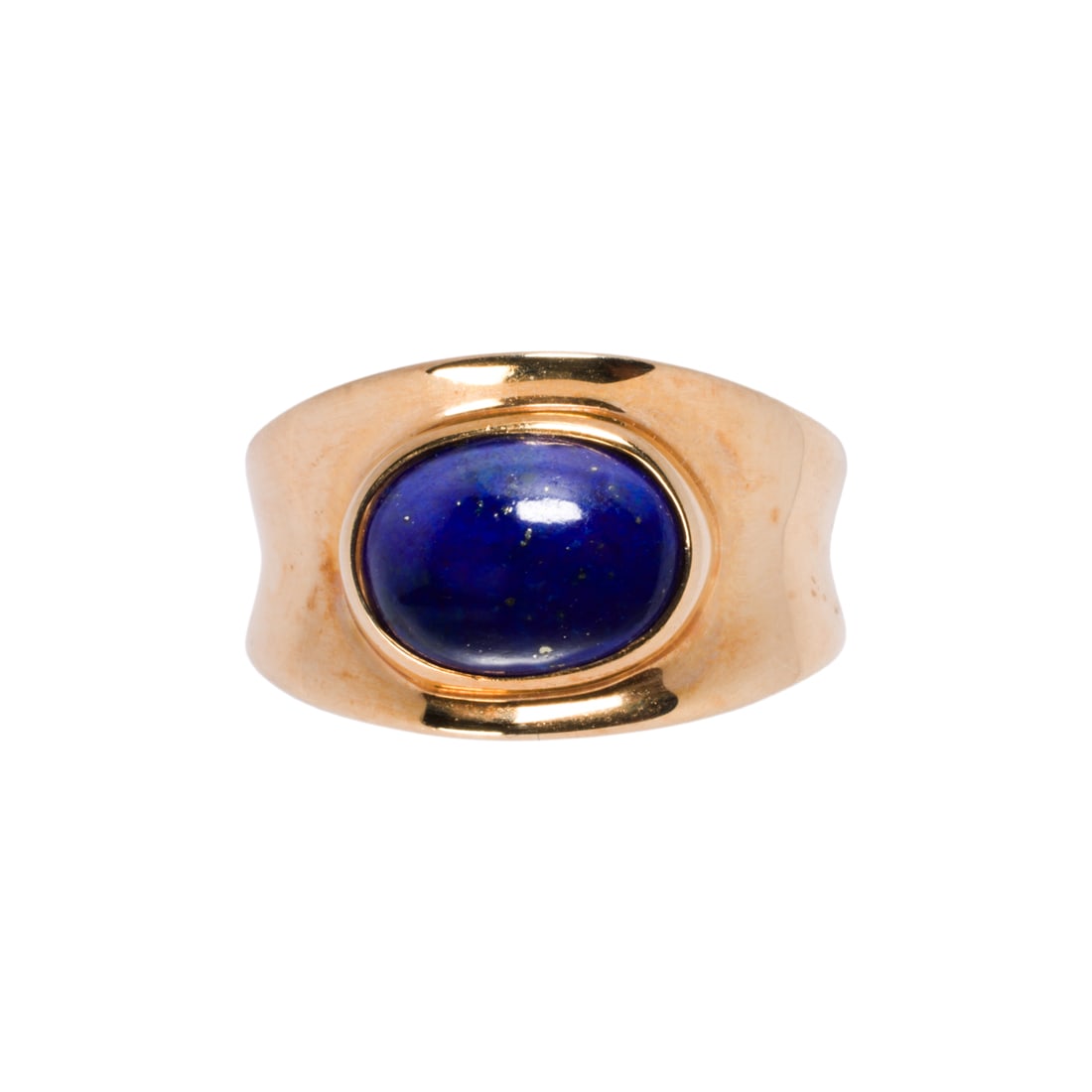 A lapis lazuli and 14k gold ring (1 of 2)