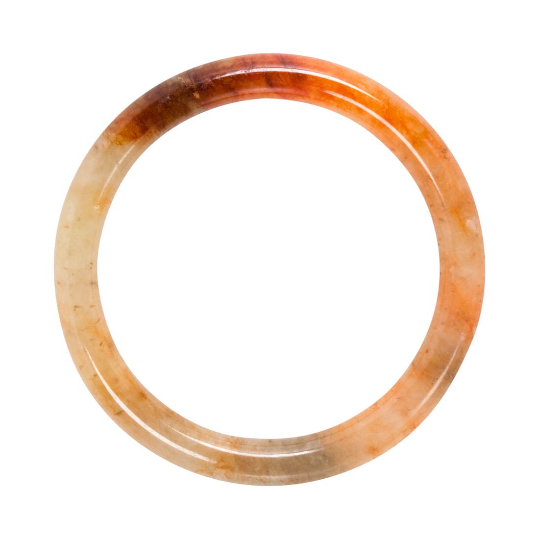 Three dyed hardstone bangles - 3