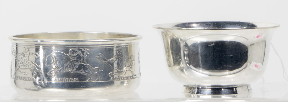A William B Kerr Sterling Childs Bowl with a Tiffany Sterling Revere Bowl (1 of 1)