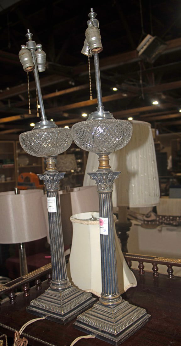 A pair of Classical style table lamps (1 of 1)