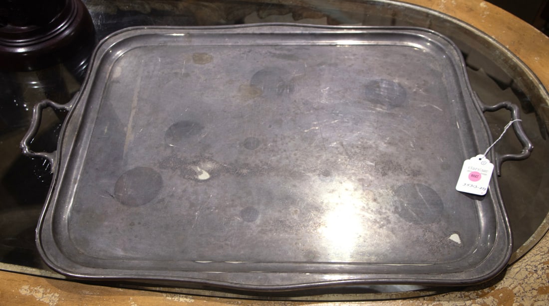 An English Mappin and Webb Princes Plate Silverplate Platter: An English Mappin and Webb Princes Plate Silverplate Platter 32.5"in length.