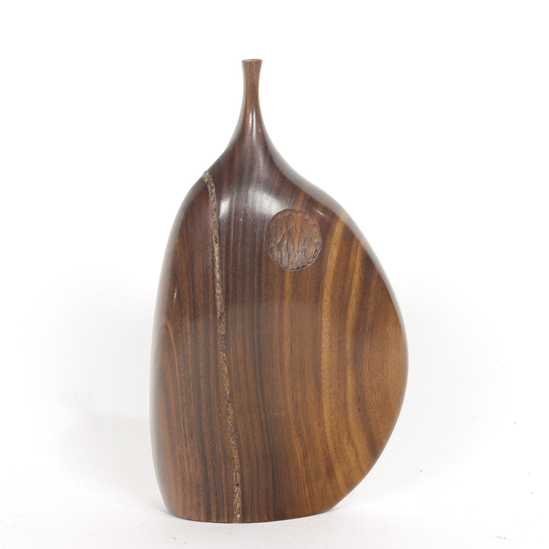 A Doug Ayers lignum vitae vase (1 of 1)