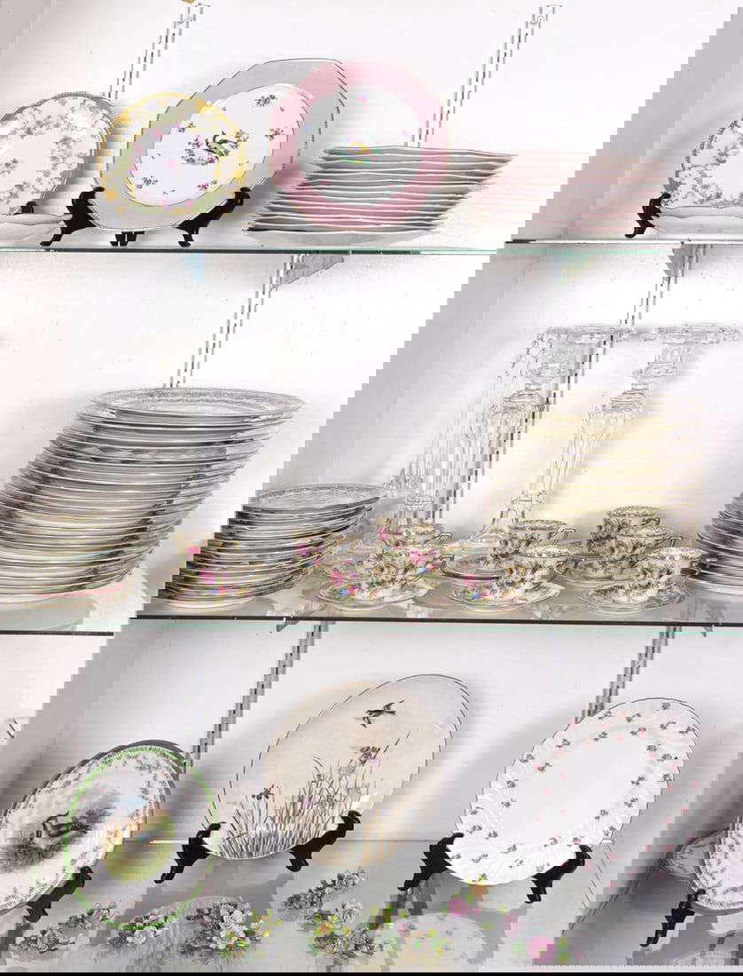 A group of table service articles including French, English and Austrian porcelain (1 of 1)