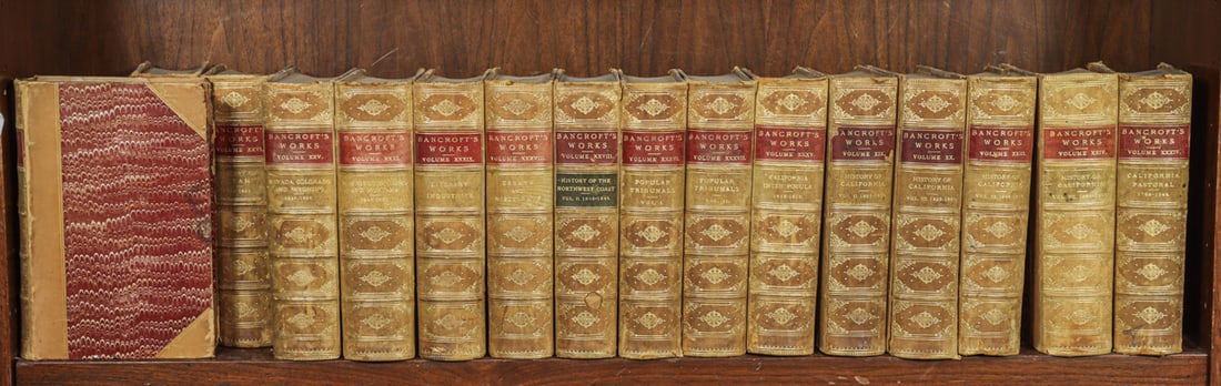 Herbert Howe Bancroft, sixteen volumes of 'Bancrofts Works' (1 of 1)