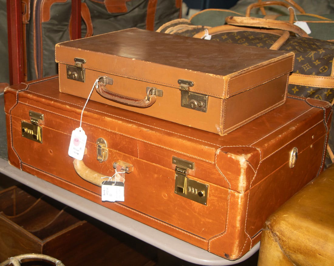 Three leather cases, including Brooks Brothers (1 of 1)