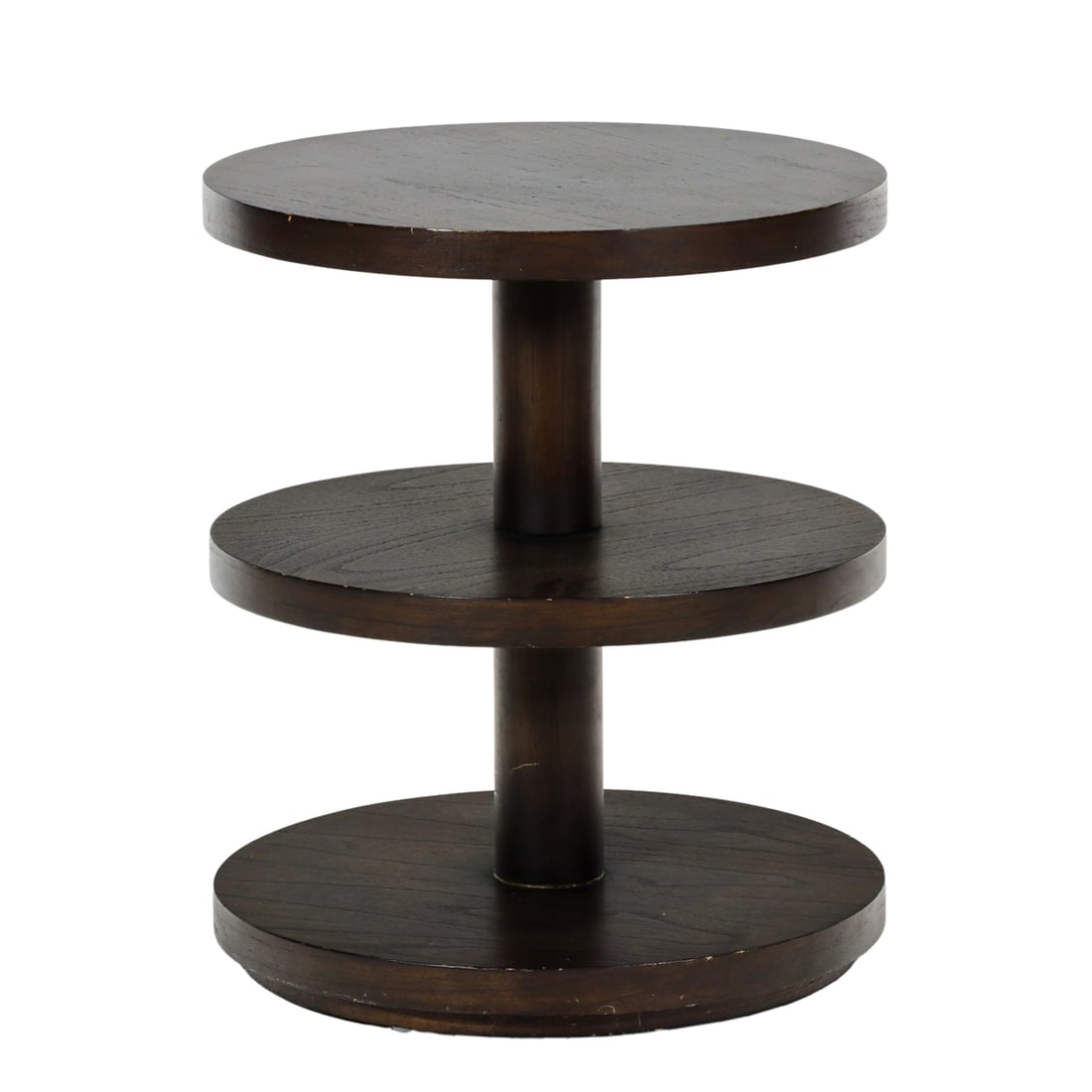 A Crate & Barrel three tier side table (1 of 4)