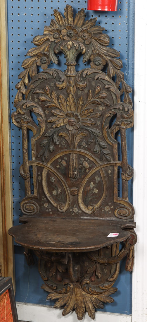 A Continental Renaissance style wall shelf circa 1860 (1 of 1)