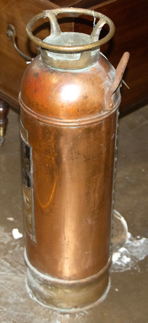 A Badger's copper and brass fire extinguisher (1 of 1)