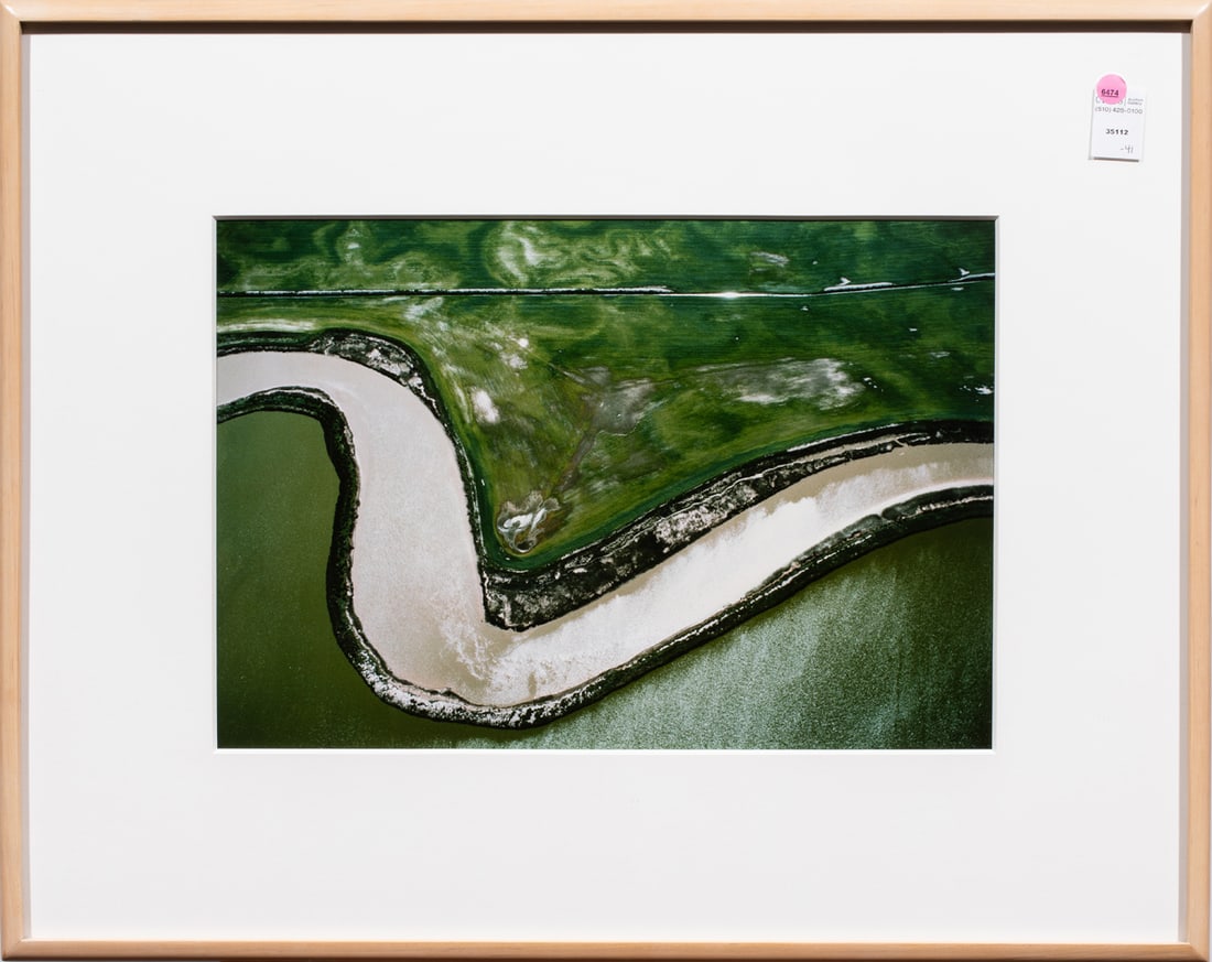 Photograph, Robert Hartman: Robert Hartman (American, 1926-2015), "Bend in the Channel," 1986, cibachrome print, edition 1/12, collection labels (Artventures; Viart Corporation) affixed verso, overall (with frame): 24"h x 30.5"w