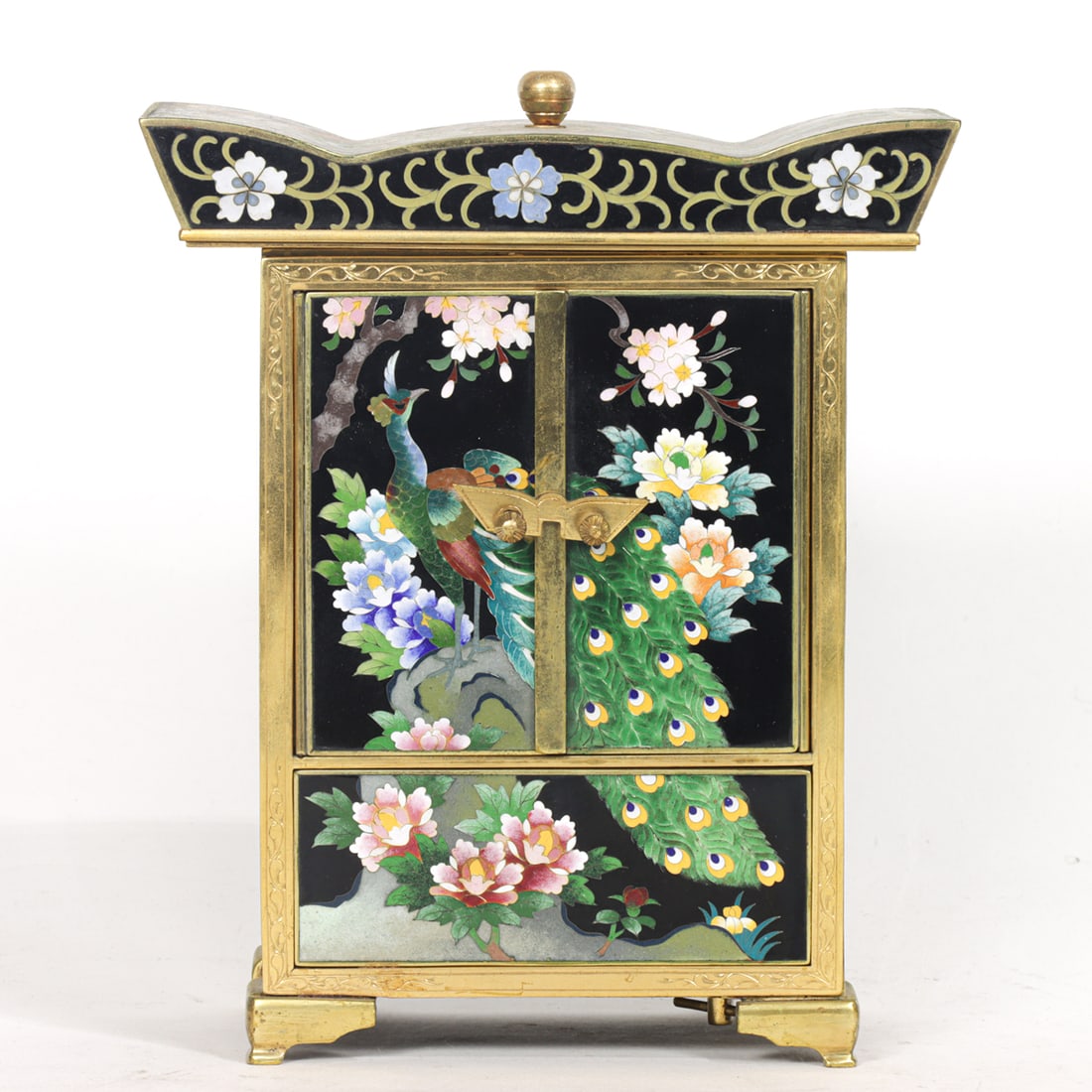 A Japanese cloisonne enamel jewelry box (1 of 1)