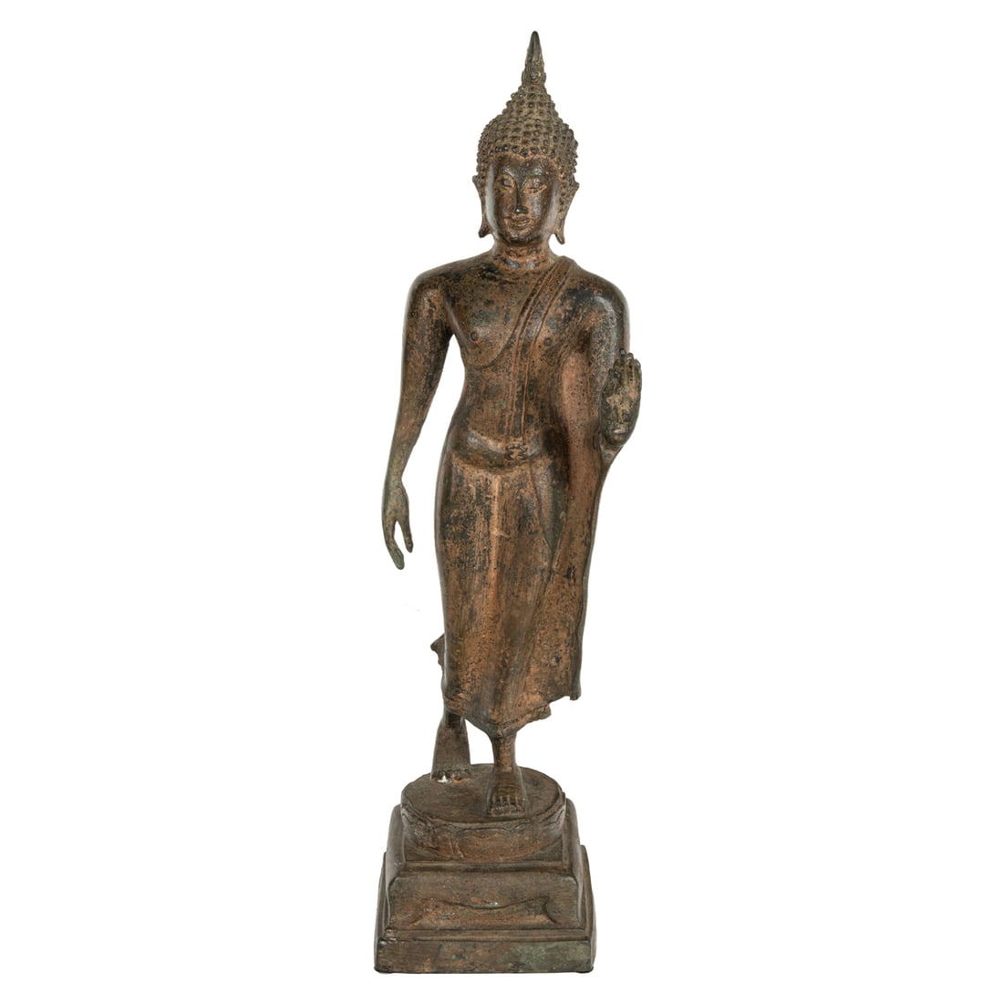 A Thai bronze figure of Buddha (1 of 4)