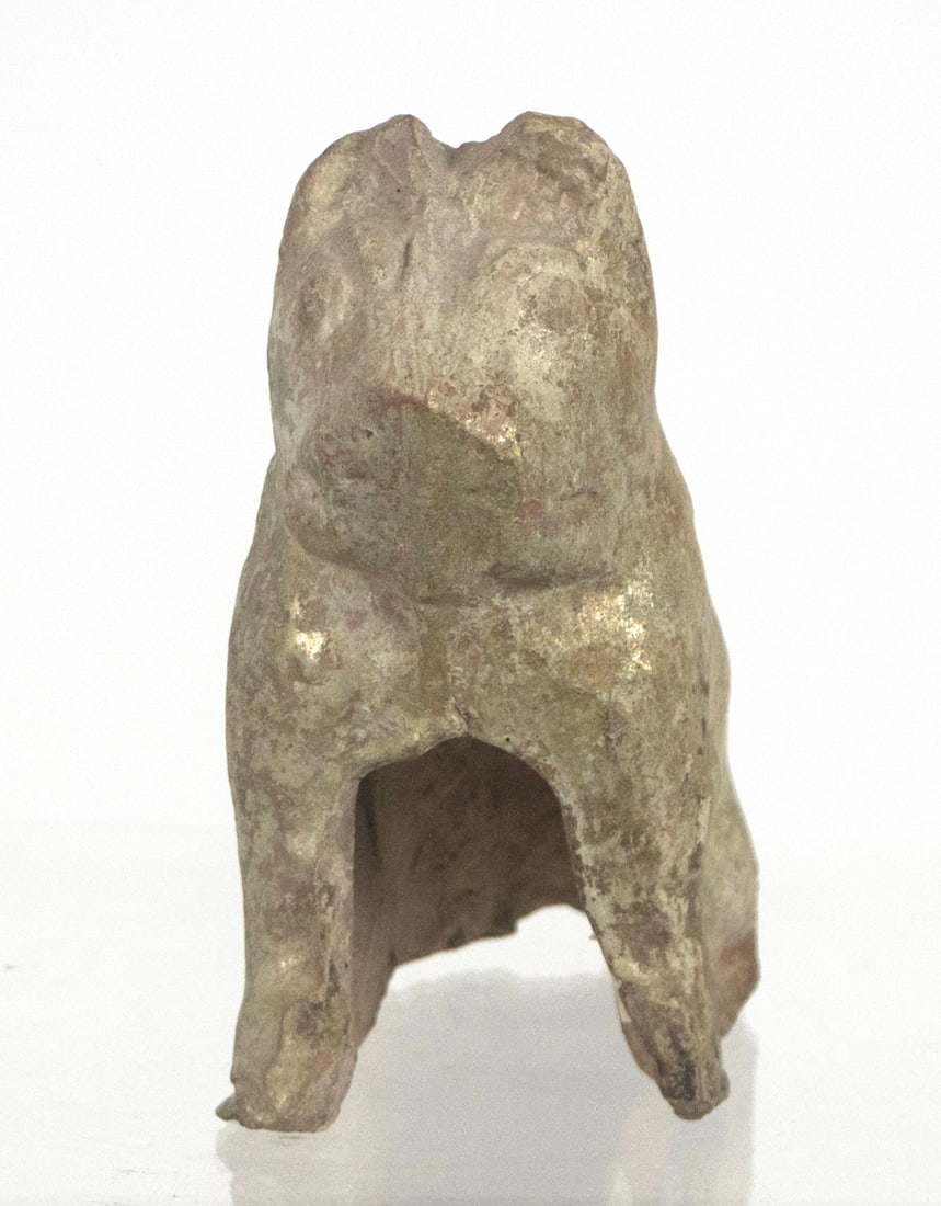 A Chinese earthenware model of a dog (1 of 1)