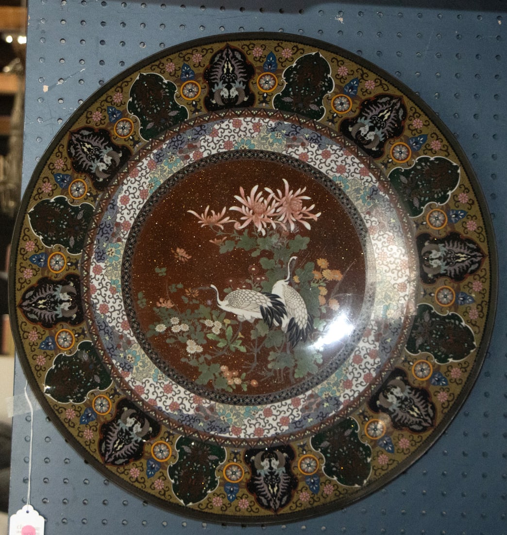 A Japanese cloisonnne enamel charger (1 of 1)