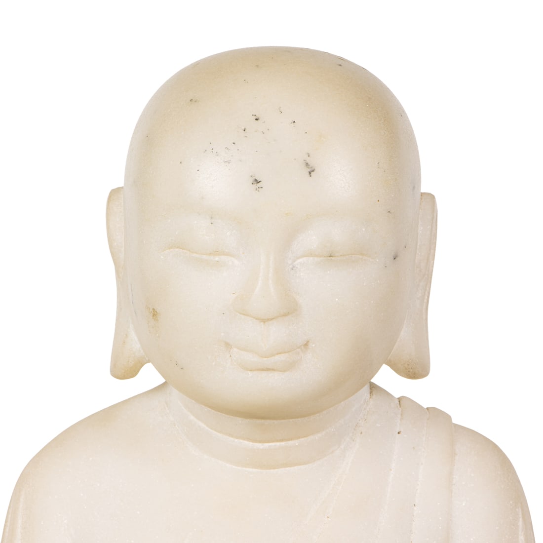 A Chinese marble buddhist monk - 4