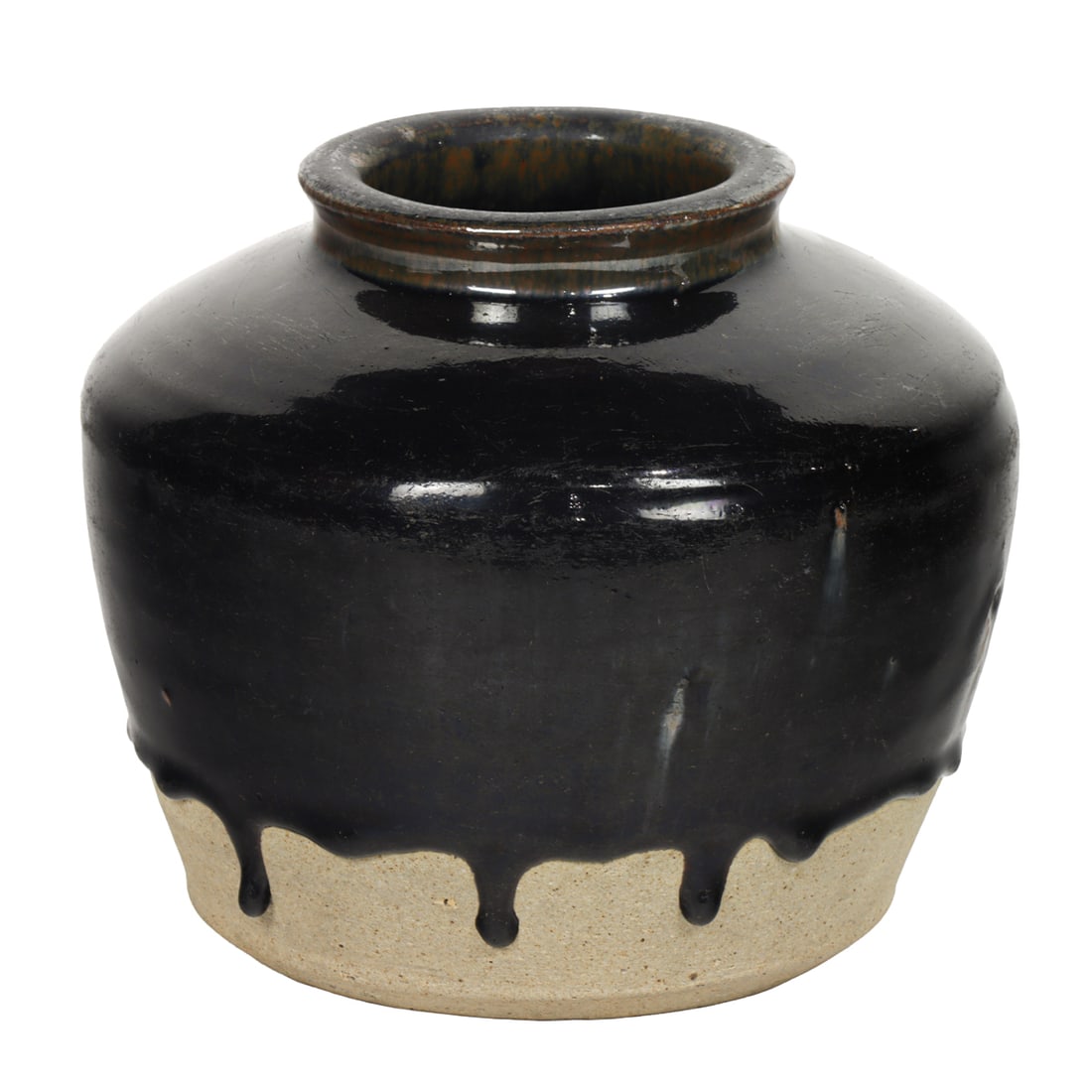 A Chinese black glazed jar (1 of 1)