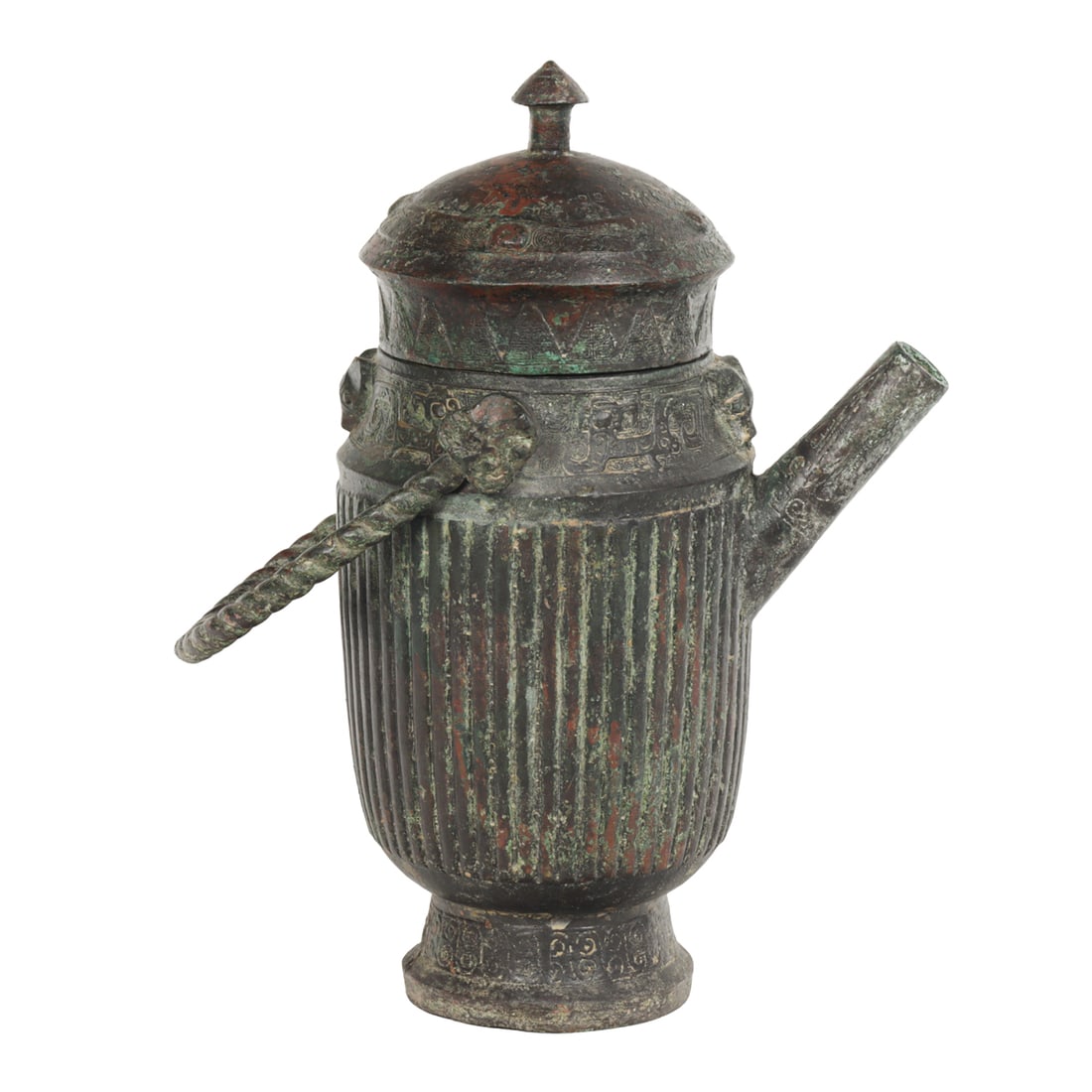 A Chinese archaistic bronze ewer (1 of 1)