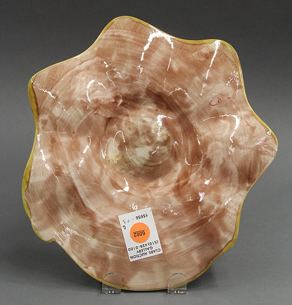 Majolica fish-head oyster plate, 19th century - 2