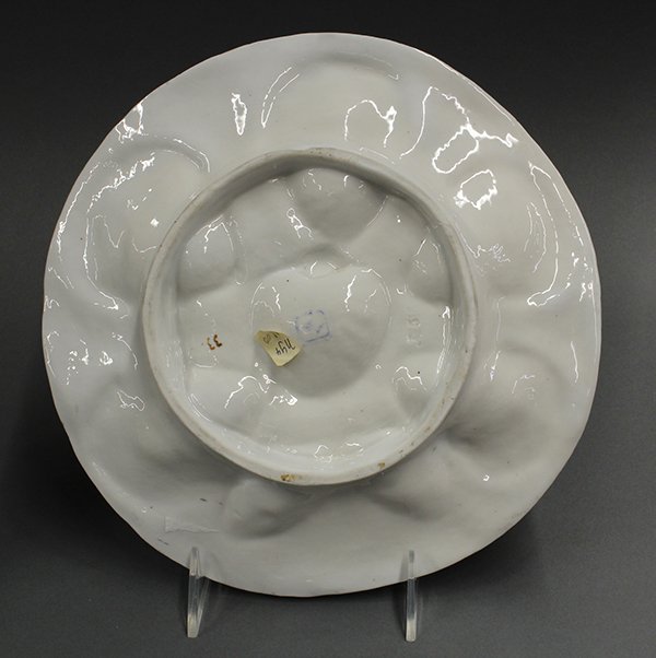 French porcelain five well oyster plates, 19th century - 3