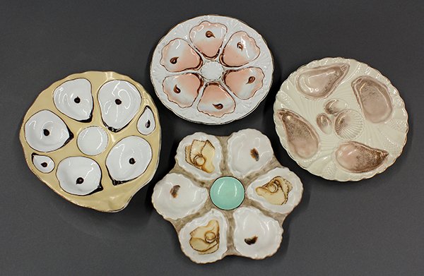 English and Continental oyster plates, 19th century