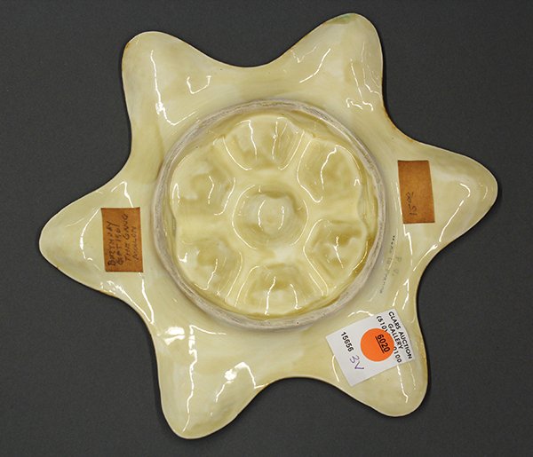 French majolica fish head oyster plate, 19th century - 2