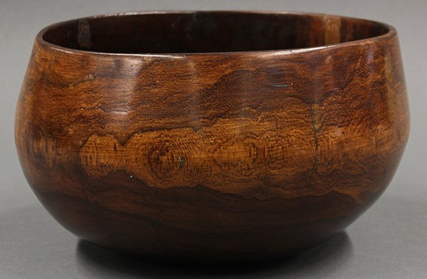 Hawaiian Koa wood (calabash) poi bowl - 3