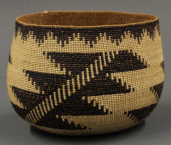 Hupa (California) basketry bowl