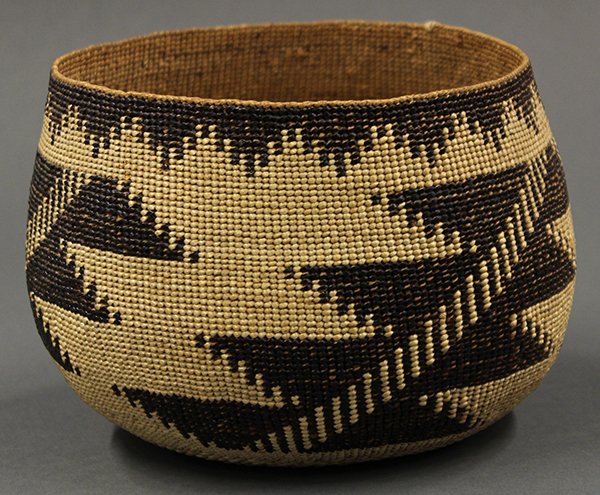 Hupa (California) basketry bowl - 2