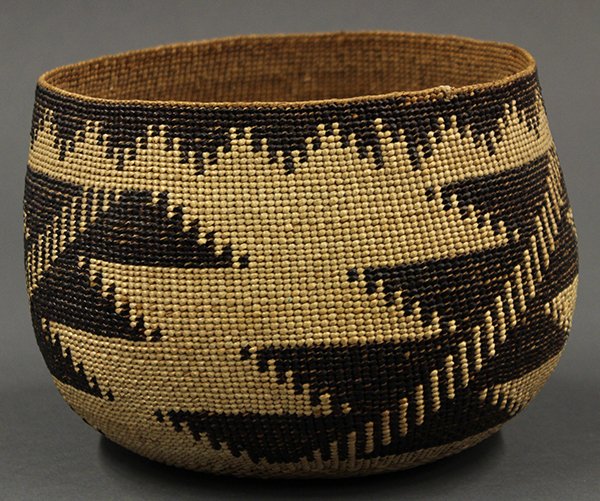 Hupa (California) basketry bowl - 3