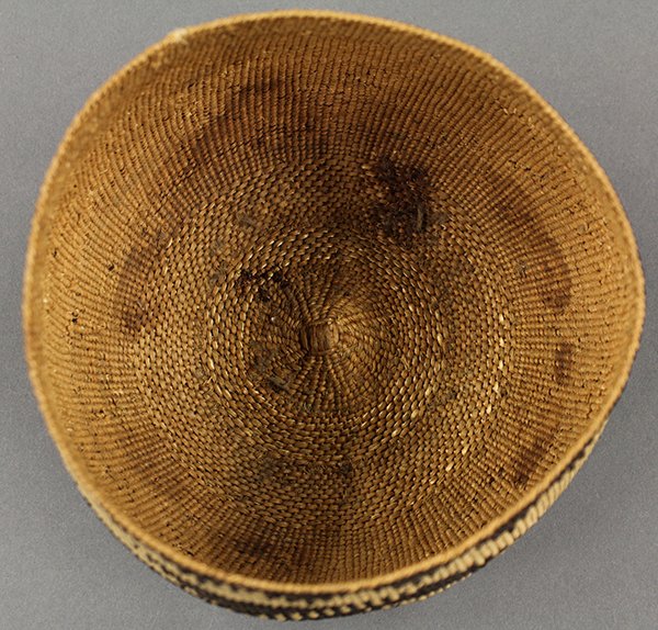 Hupa (California) basketry bowl - 5