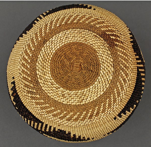 Hupa (California) basketry bowl - 6